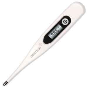 Medtech TMP-03 White Thermometer with One Touch Operations & Water Resistant