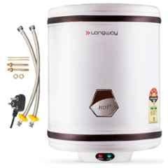 Longway 25L Ivory Water Storage Geyser with Free Installation Kit, Hotplus