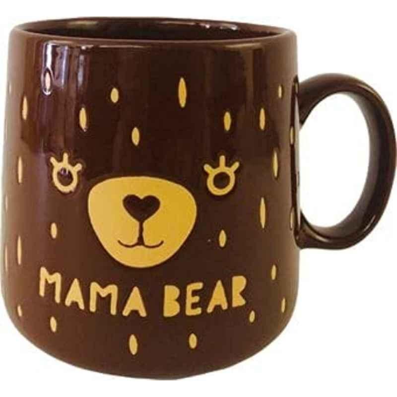 Boston Warehouse 18oz Ceramic Brown Mama Bear Mug