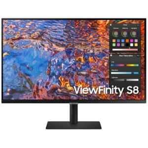 Samsung 32 inch Black HD Resolution Monitor with 60Hz Refresh Rate & IPS Panel, LS32B800PXWXXL