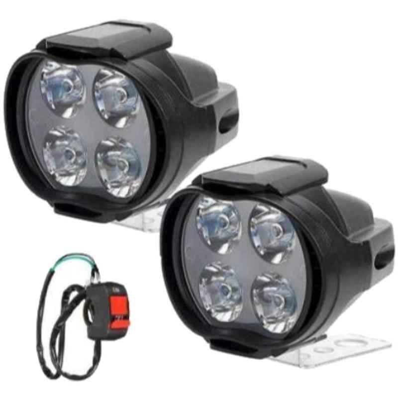 Buy Love4ride 4 Shilon LED Fog Light with Switch for Bike Online