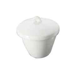 Glassco 29mm Ceramic Porcelain Crucible with Lid, 523.303.14 (Pack of 4)