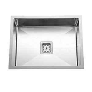 Arquin 20x17x10 inch Stainless Steel 304 Matt Finish Square Handmade Single Bowl Kitchen Sink