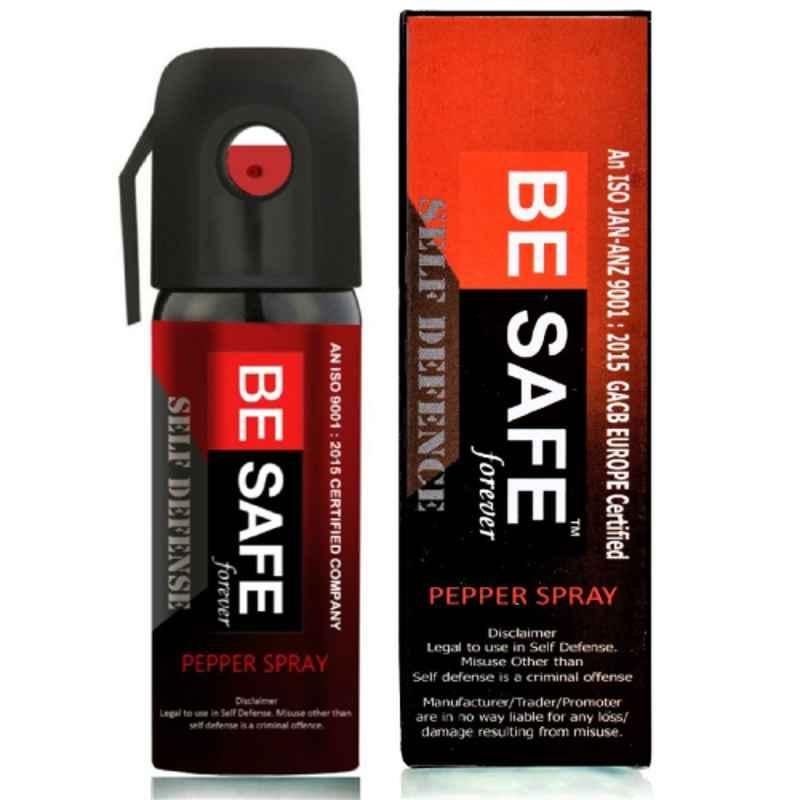 Besafe Forever 60ml Black Max Protection Self Defense Pepper Spray, BE-BPS-101 (Pack of 1)