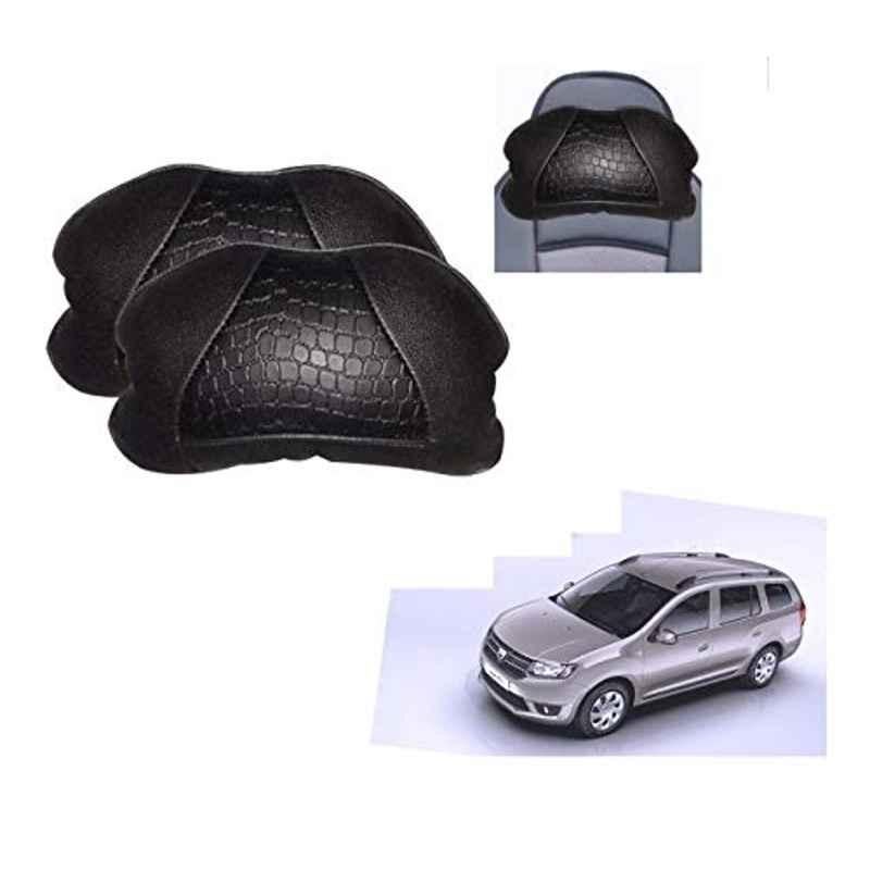 Kozdiko 2 Pcs Black Neck Rest Cushion Pillow Set for Mahindra Logan