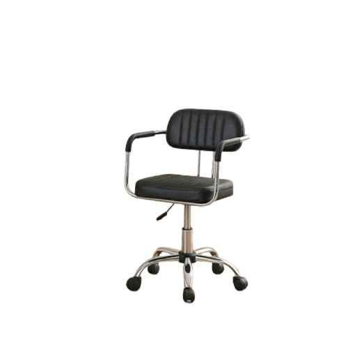 Buy Newturn Swift Synthetic Leather Black Office Chair with Fully