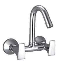 10X ST-0118 Brass Silver Sink Mixer Tap