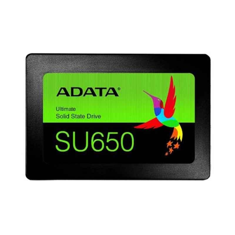 ADATA 120GB 2.5 inch Black SU650 Ultimate 3D Nand Solid State Drive, ASU650SS-120GT-R
