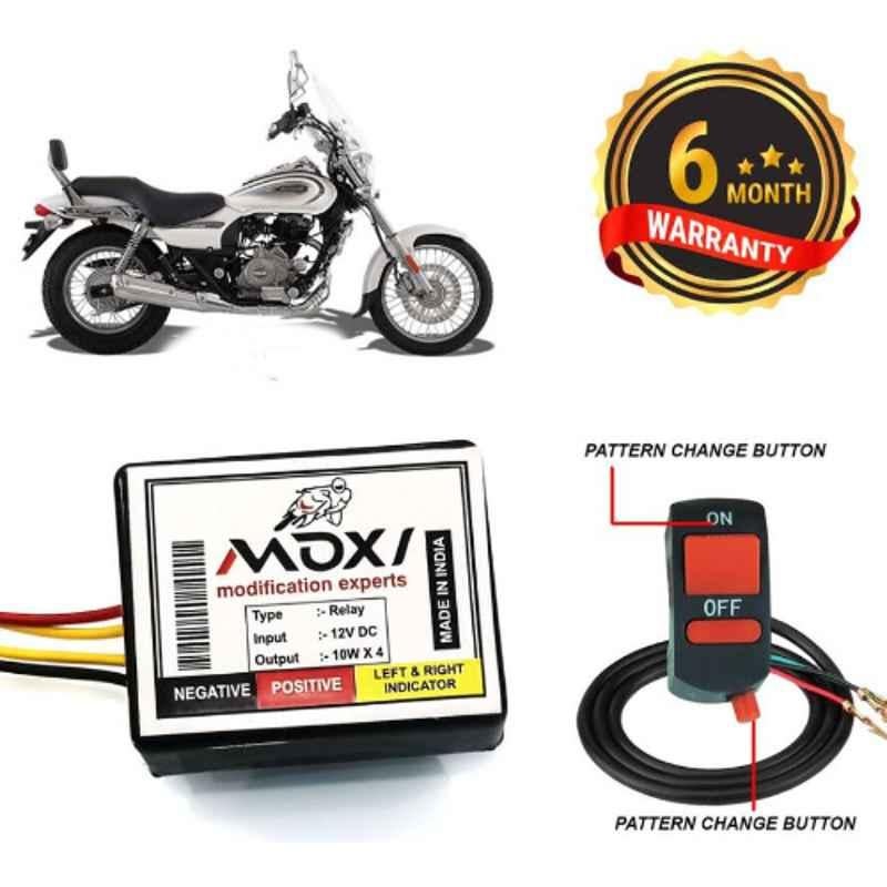 Buy Auto Pearl 12V Black Front Rear Flasher Indicator Light with