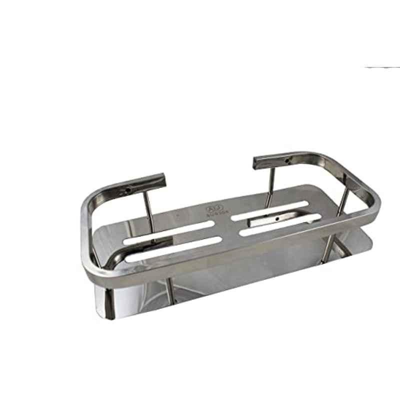 Elegant Casa Premium Stainless Steel 304 Caddy Basket for Bathroom & Kitchen Shelf