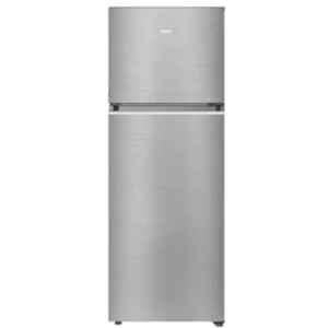 Haier 328 Litre 3 Star Brushline Silver Frost Free Double Door Convertible Refrigerator, HRF-3654BS-E