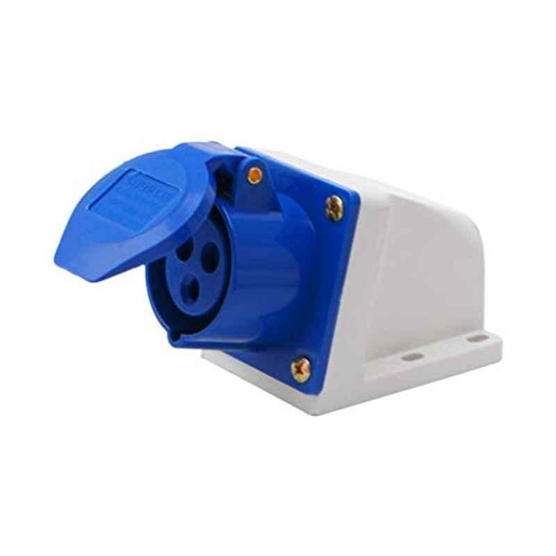 16A 250V 3 Pin 2 Pole Weatherproof Industrial Plug