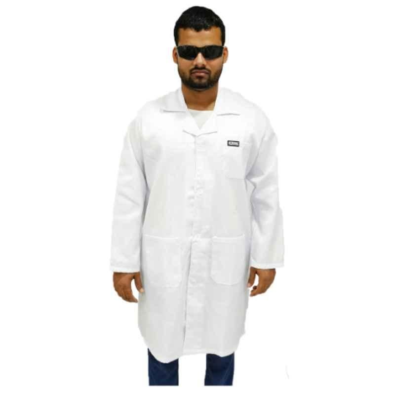 Armour Production Twill White Lab Coat, Size: L