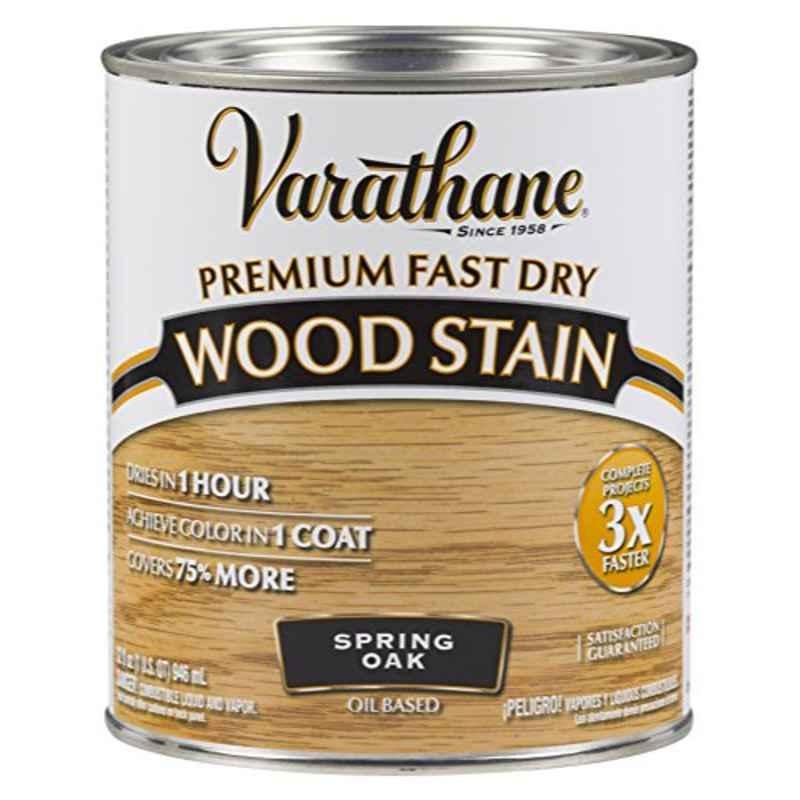 Rust-Oleum Varathane 946ml Spring Oak 262004 Oil Based Premium Fast Dry Wood Stain