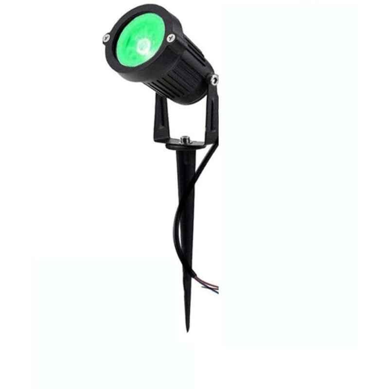 Gesto Baroque 5W Green LED Garden Light with Spike Stand