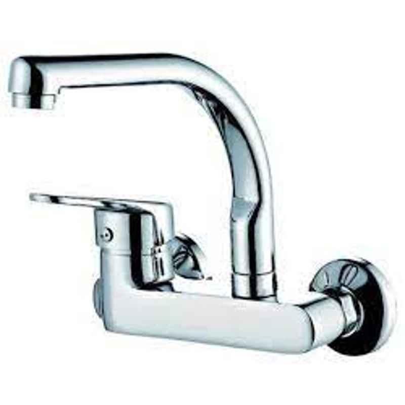 Milano Wall Mounted Riva Single Lever Kitchen Sink Mixer, 140100300304
