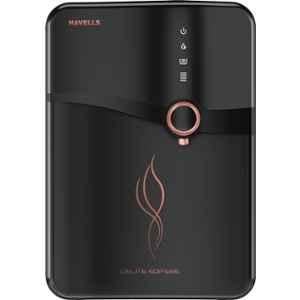 Havells Delite Kopere 6.5 Litre RO+UV Plastic Black Water Purifier with Stainless Steel Tank & 1 Year Warranty