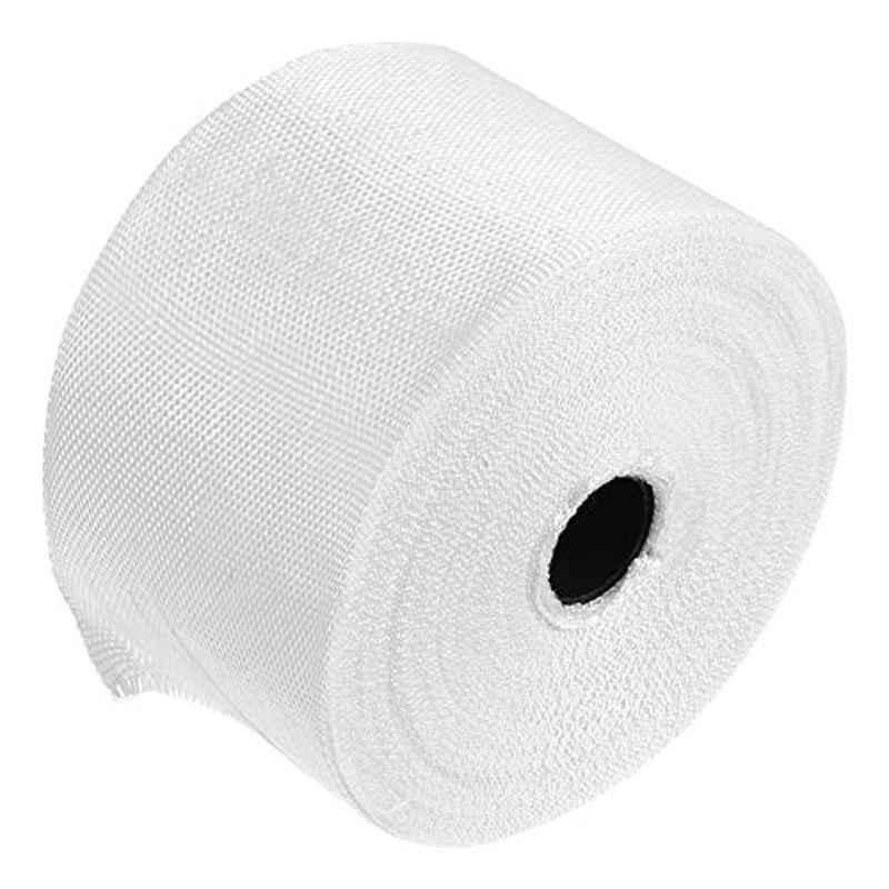 25m 250x8cm Polyester White E-Glass Plain Weave Fiber Mesh Joint Tape