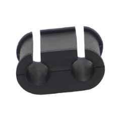 Taylor Rubber Black Rubber Open Slot Grommet Part for Electric Vehicle & Electronics, EVE-124 (Pack of 1000)