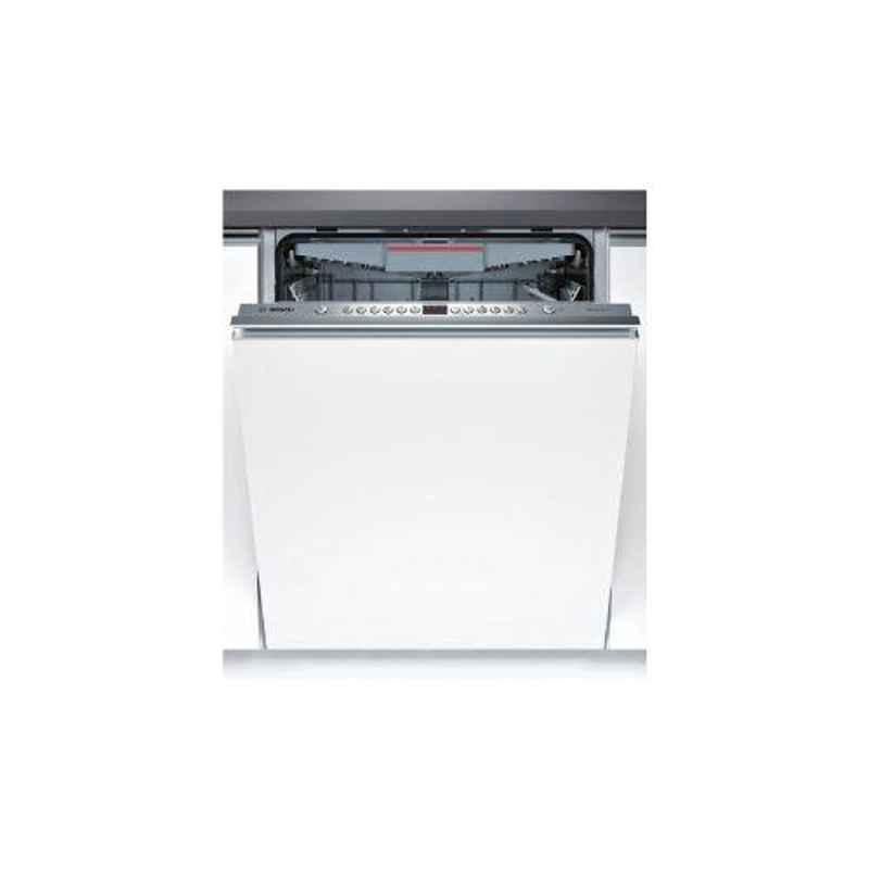 Bosch Serie-4 9.5L Stainless Steel Fully Integrated Dishwasher, SMV46KX01I, Size: 60 cm