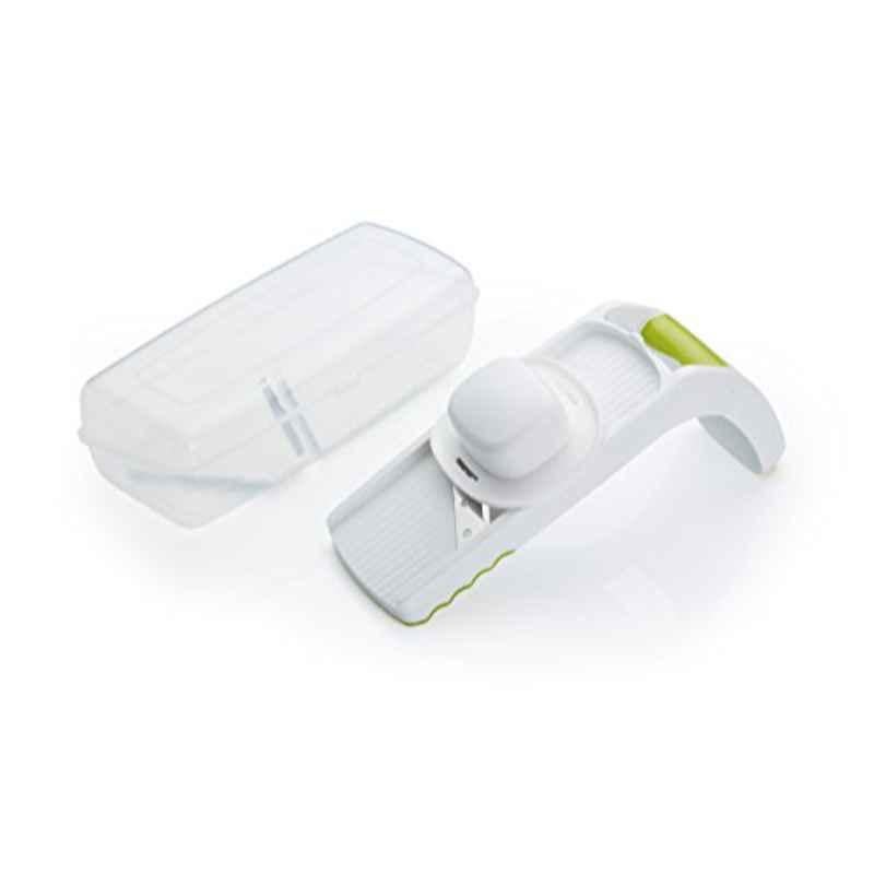 Healthy Eating KCHEMANDOSET 6 in 1 Stainless Steel White Mandoline Slicer