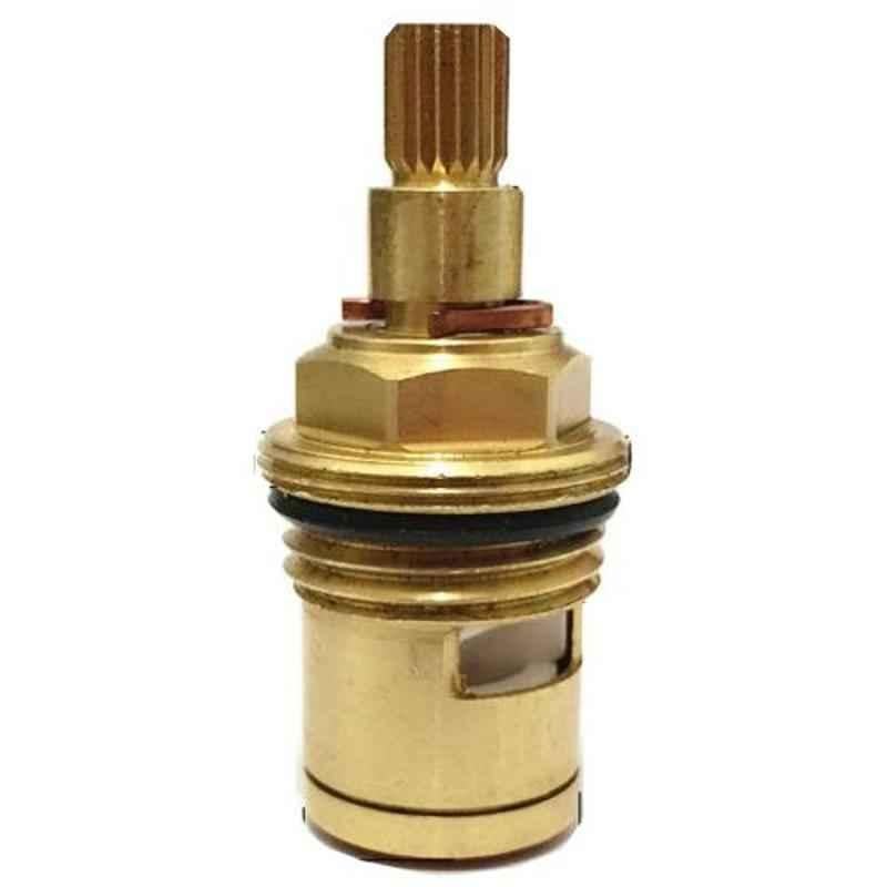 Drizzle Quarturn Brass Yellow Ceramic Disk Fitting Cartridge for Taps, AQDISK