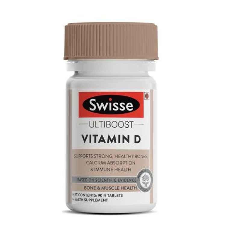 Swisse 90 Pcs Ultiboost Vitamin D3 Tablets, HHMCH9535210901