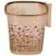 Nayasa Funk 3 Pcs 18L Plastic Brown Square Bucket, 1.5L Mug & Stool Set
