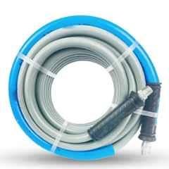 Blushield 10mm 15m Rubber Black Kevlar-Braided Pressure Washer Rubber Hose with Fitting, ZPW1015
