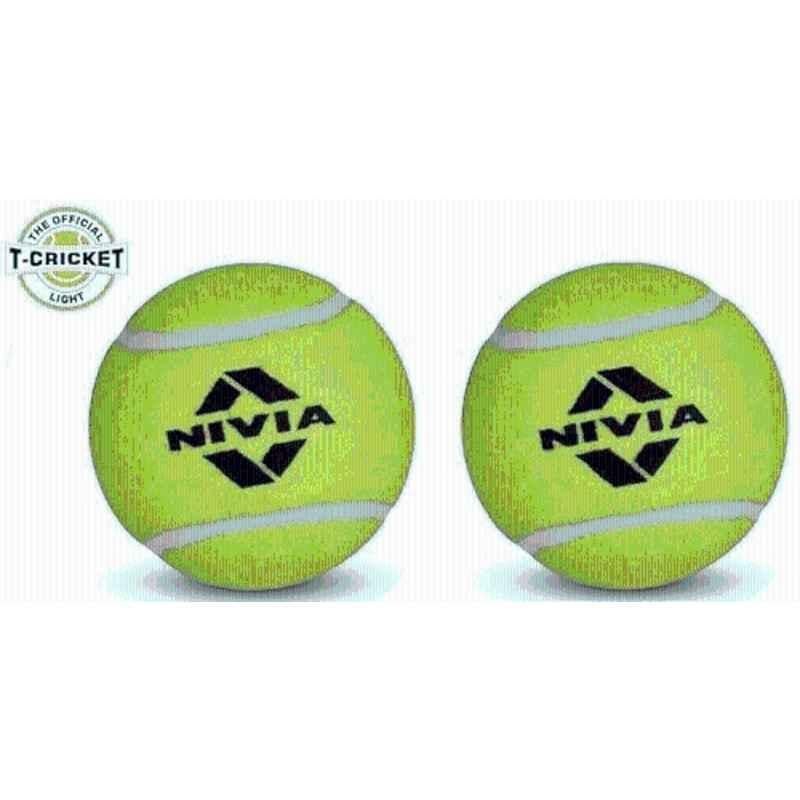 Nivia Light Weight Standard Cricket Tennis Ball (Pack of 2)