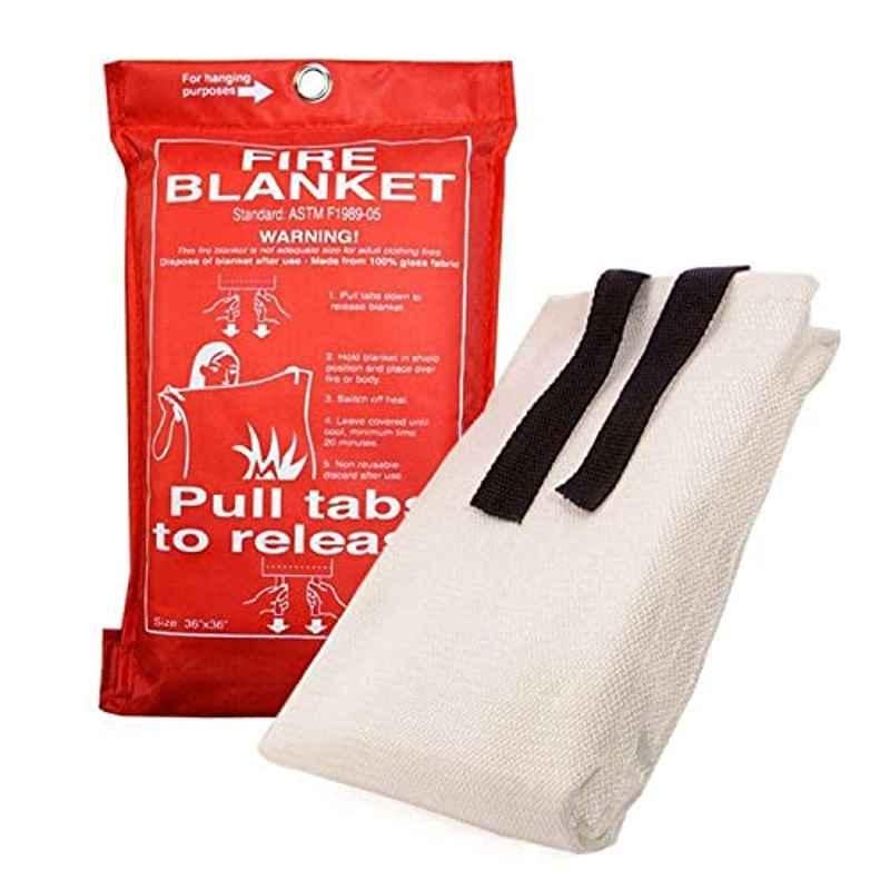 1.2m White Fire Blanket, Size: Small