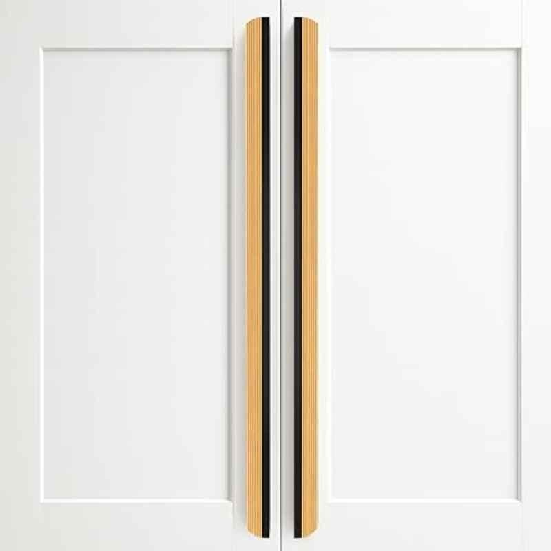 Plantex 600mm Aluminium Gold PVD Finish Pull Cabinet Handle for Home & Office, APS-DTC-5200-GOLD-600MM-PK-2 (Pack of 2)