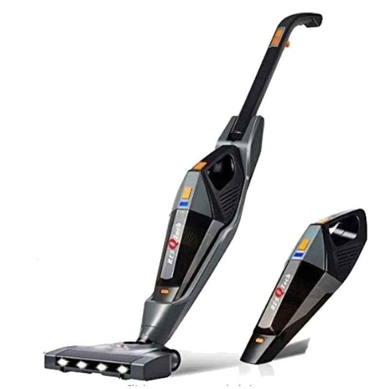 ResQTech 3L Black Spartan Cordless 2 in 1 Vacuum Cleaner with Rechargeable Lithium-Ion Battery and LED Brush, RSQ-HV101