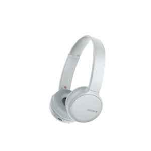 Sony WH-CH510 White Over Ear Wireless Headphone with Mic