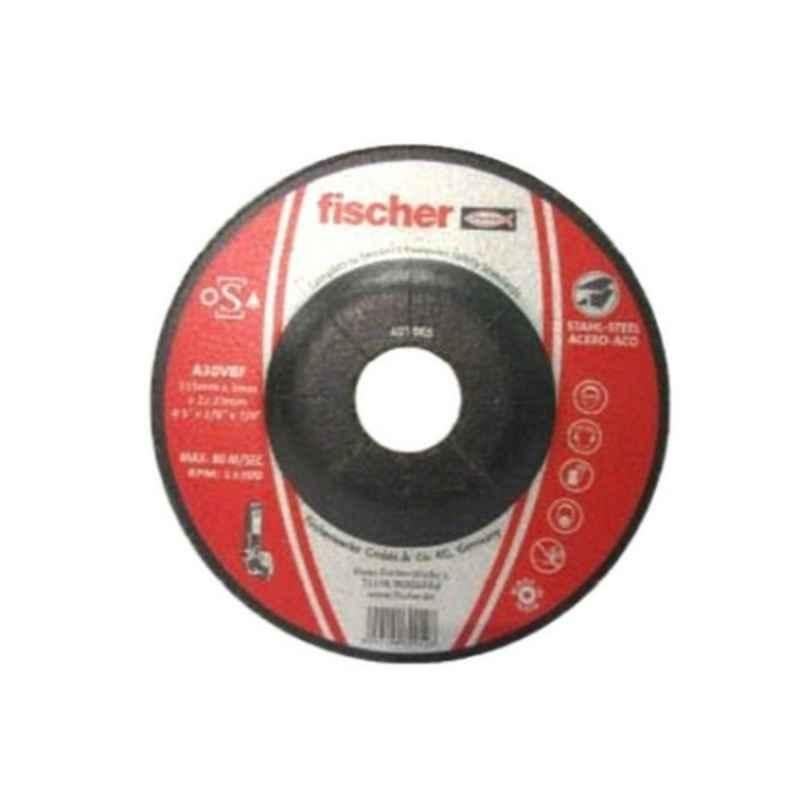 Fischer 25Pcs 115x3x22.23mm Mild Steel Cutting Disc Set,