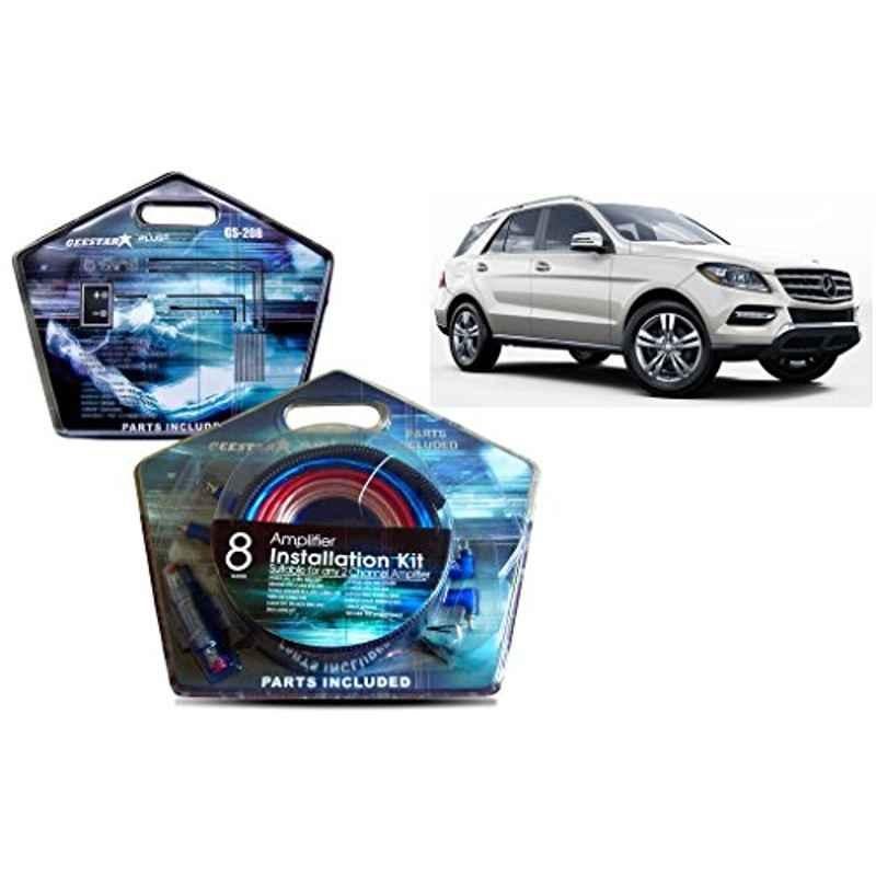 Auto Pearl Geestar Plus 8 Guage 2 Channel Amplifier Full Installation Kit for Mercedes Benz Ml, GS-208