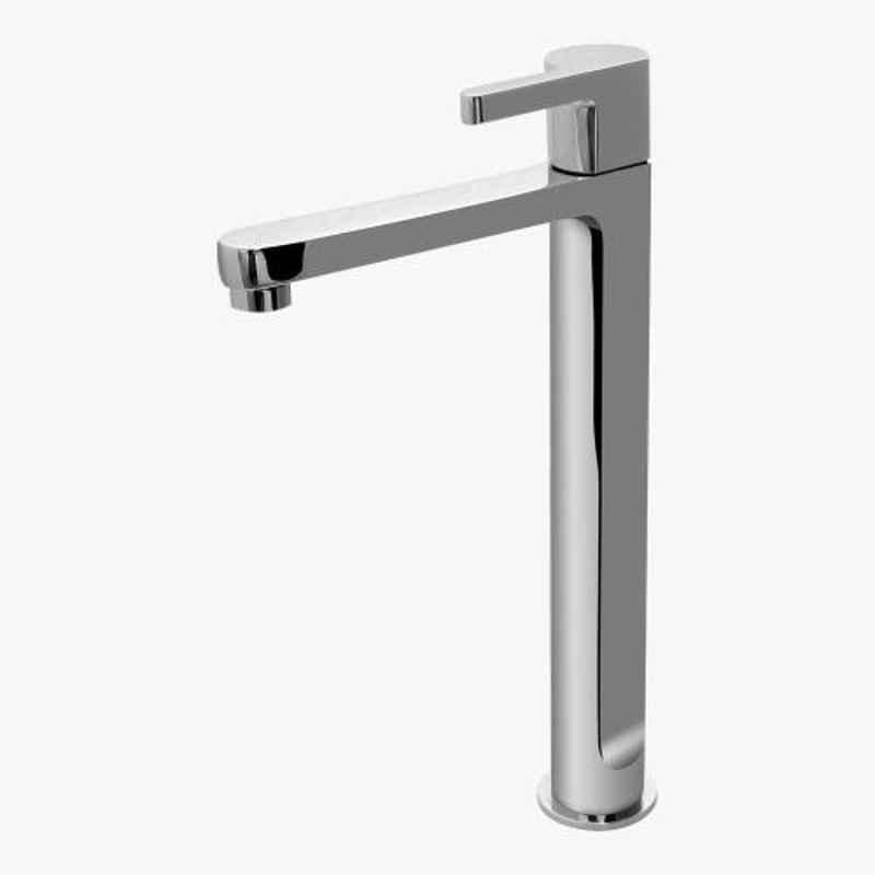 Kerovit Cross 286mm Silver Chrome Finish Tall Pillar Tap, KB1611002