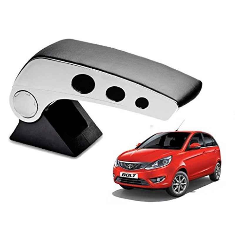 Kozdiko Black Chrome Finish Car Armrest for Tata Bolt