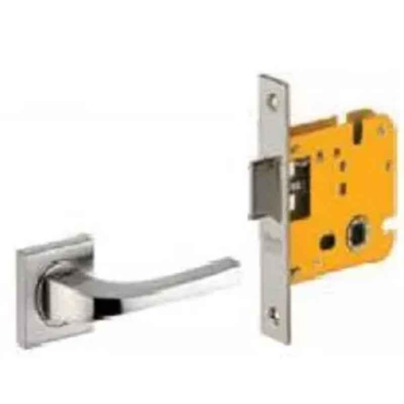 Dorset ML Series Divine 10 inch Stainless Steel Silver Chrome Finish Door Handle Lock Set with Mortise Latch