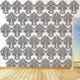 Kayra Decor 16x24 inch PVC Damask Wall Design Stencil, KHS500