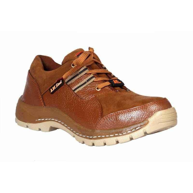 Buy Jk Steel JKPA059BRN Steel Toe Work Safety Shoes, Size: