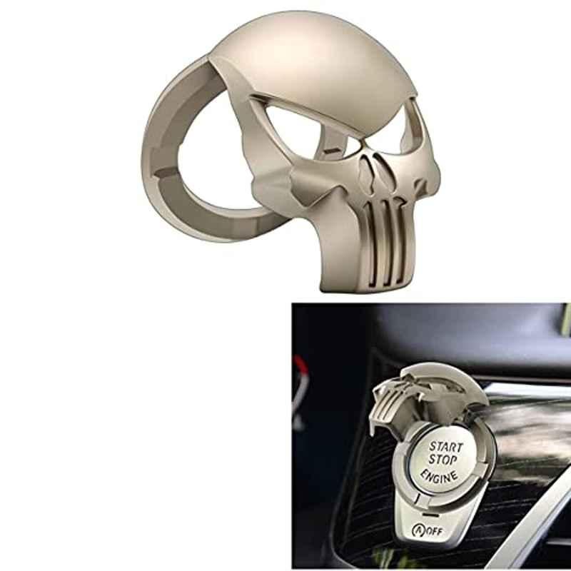 Miwings Car Engine Start Stop Push Button Switch Button Sticky Cover Decorative Mw-3Di Style Universal Auto Accessories Anti-Scratch Universal Button Decoration Ring For All Car