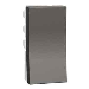 Schneider Electric Miluz Zeta 10A 1 Module Polycarbonate & Polyamide Warm Grey Switch, MZSW101M1W_WG, (Pack of 10)