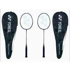 Yonex GR 303i 88g Black Strung Badminton Racquet (Pack of 2)