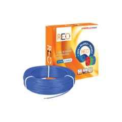 Havells Reo FR PVC 90m 4 Sqmm Single Core Blue Copper Insulated Cable, WRFFDN-A14X0