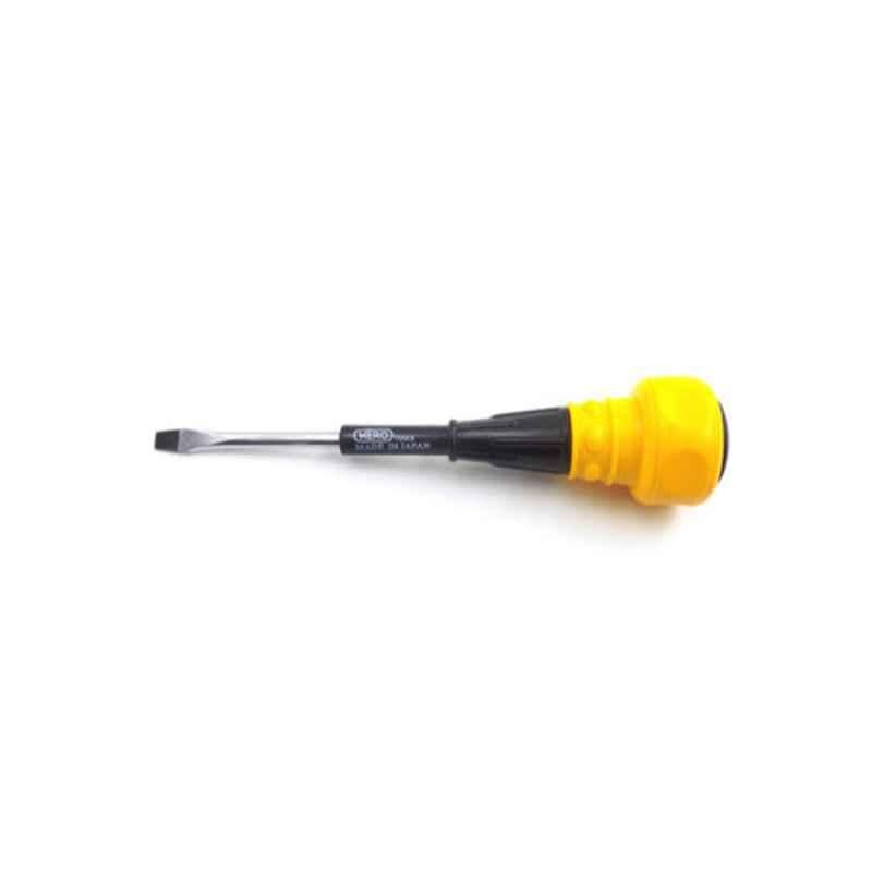 Hero 4 inch x 6mm CrV Flat Electrical Works Screwdriver, EW-607-4X6