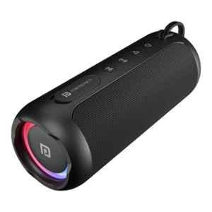 Portronics Breeze 5 25W TWS Black Portable Wireless Bluetooth Speaker with In-Built Mic, 6 hrs Playtime & RGB LEDs, POR-2098