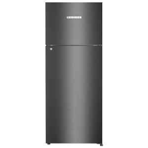 Liebherr 265L 2 Star Black Frost Free Double Door Refrigerator with Forced Air Cooling, TCBS 2630