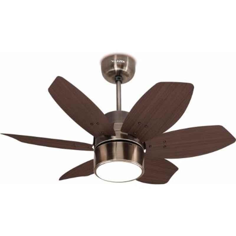 Lazer Monarch 33W 450rpm 5 Star Antique Brass Ceiling Fan, Sweep: 900 mm
