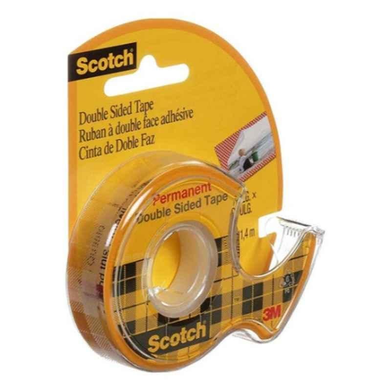 Scotch 2MA0043 12mm 10 Yards Double Sided Tissue Tape (Pack of 12)
